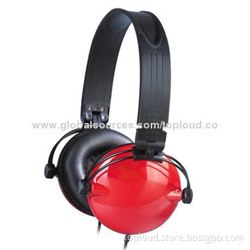 Headphones with 40mm Driver Unit, 105dB Sensitivity